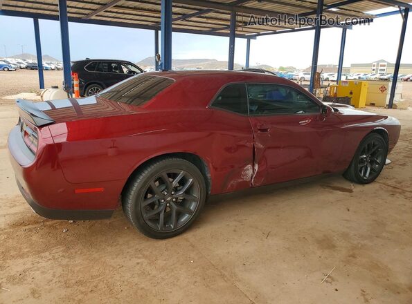 2C3CDZJGXPH634234 2023 DODGE CHALLENGER Burgundy უკანა მარჯვენა