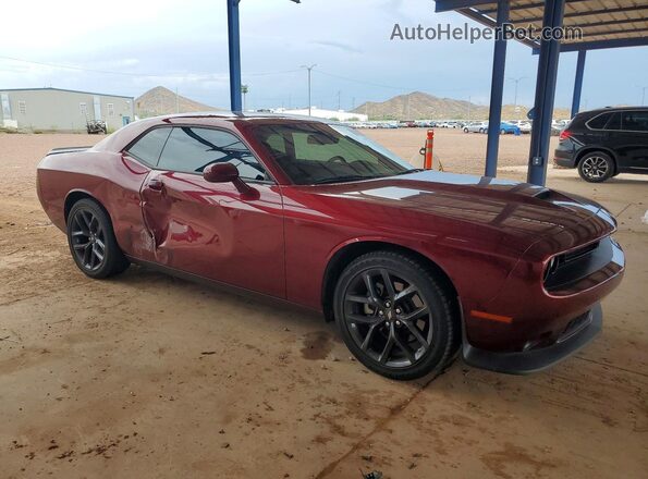 2C3CDZJGXPH634234 2023 DODGE CHALLENGER Burgundy წინა მარჯვენა