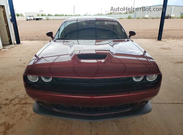 2C3CDZJGXPH634234 2023 DODGE CHALLENGER Burgundy წინა ხედი