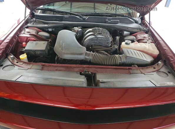 2C3CDZJGXPH634234 2023 DODGE CHALLENGER Burgundy უკანა სალონის ხედი
