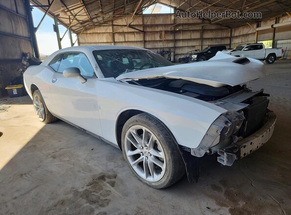 2C3CDZKG1NH207598 2022 DODGE CHALLENGER White Przód prawy