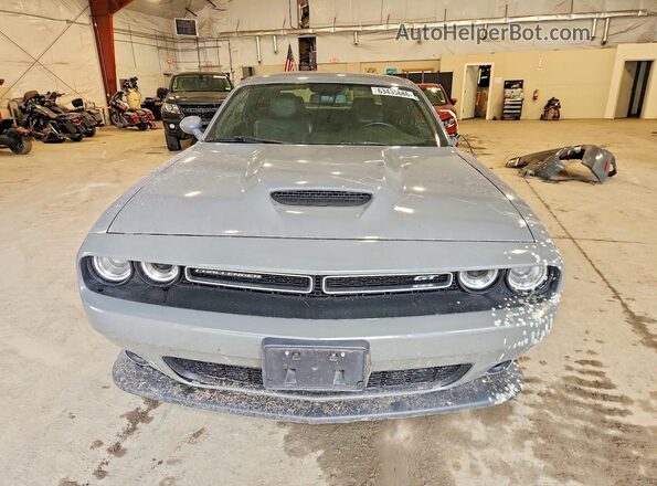 2C3CDZKG2KH701092 2019 DODGE CHALLENGER Gray Front view