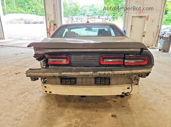 2C3CDZKG2KH701092 2019 DODGE CHALLENGER Gray Rear view