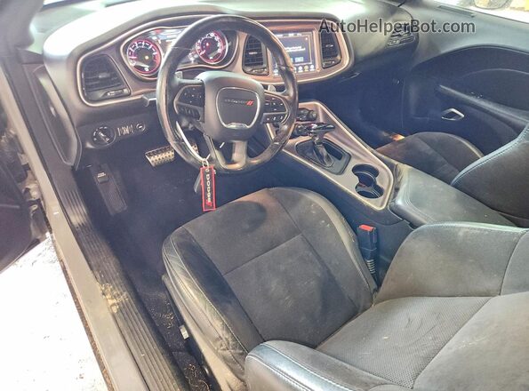 2C3CDZKG2KH701092 2019 DODGE CHALLENGER Gray Dashboard view