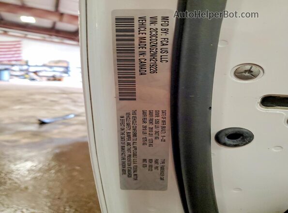 2C3CDZKG2NH219226 2022 DODGE CHALLENGER Белый Вид подкапотного пространства