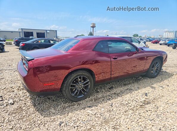2C3CDZKG3KH635572 2019 DODGE CHALLENGER Red Задня права чверть