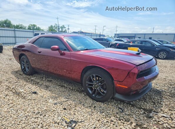 2C3CDZKG3KH635572 2019 DODGE CHALLENGER Red Передня права чверть