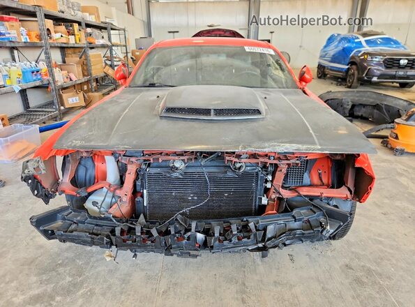 2C3CDZKG4KH640084 2019 DODGE CHALLENGER Orange Vista frontal