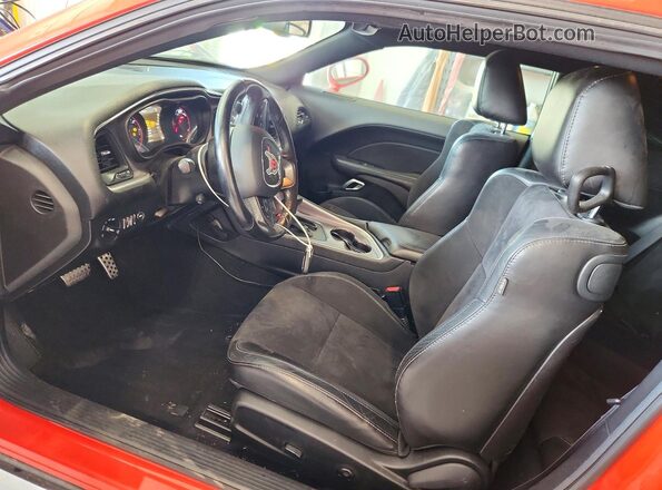 2C3CDZKG4KH640084 2019 DODGE CHALLENGER Orange Vista interior delantera