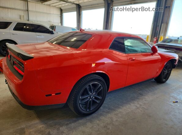 2C3CDZKG4KH640084 2019 DODGE CHALLENGER Orange Trasero derecho