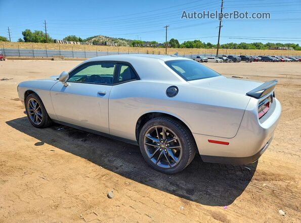 2C3CDZKG4PH670693 2023 DODGE CHALLENGER Silver Trasero izquierdo
