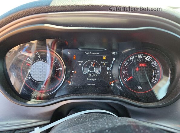 2C3CDZKG4PH670693 2023 DODGE CHALLENGER Silver Vista del cuadro de instrumentos