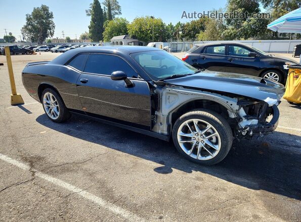 2C3CDZKG6NH152081 2022 DODGE CHALLENGER Black წინა მარჯვენა