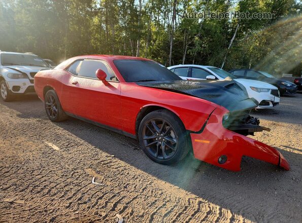 2C3CDZKG7PH670705 2023 DODGE CHALLENGER Красный Передняя правая четверть