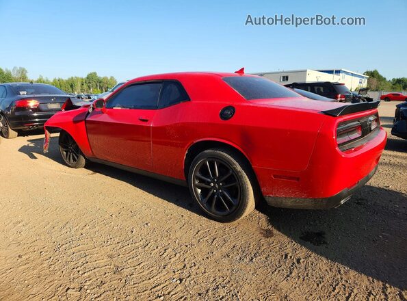 2C3CDZKG7PH670705 2023 DODGE CHALLENGER Красный Задняя левая четверть