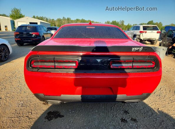 2C3CDZKG7PH670705 2023 DODGE CHALLENGER Красный Вид сзади