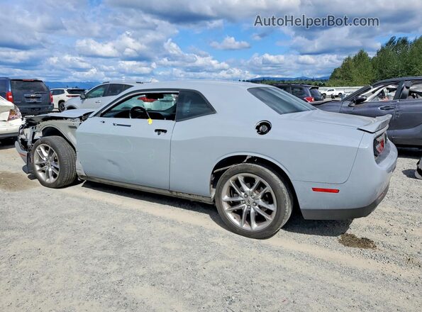2C3CDZKG8NH149389 2022 DODGE CHALLENGER Gray Задня ліва чверть