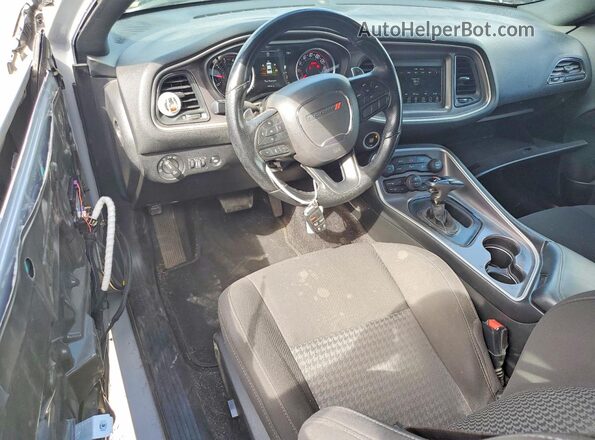 2C3CDZKG8NH149389 2022 DODGE CHALLENGER Gray Вид наклейки з VIN-кодом