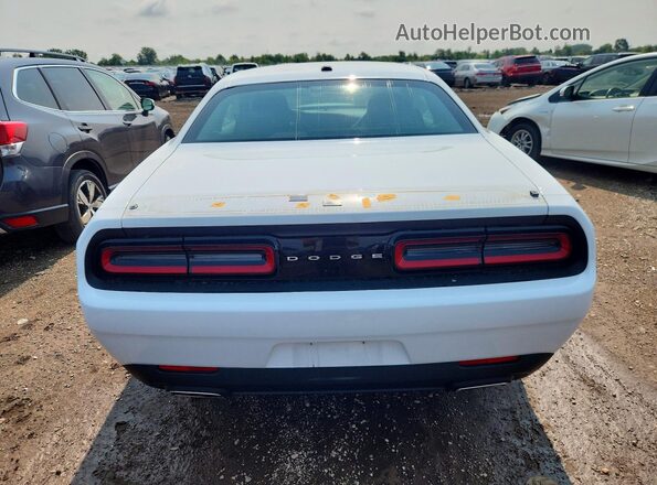 2C3CDZKG9PH600347 2023 DODGE CHALLENGER White უკანა ხედი