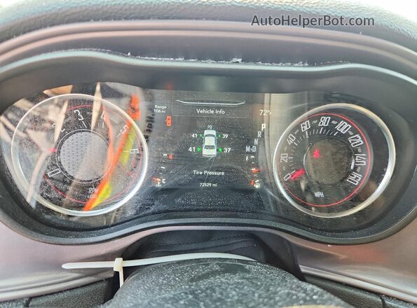 2C3CDZKG9PH600347 2023 DODGE CHALLENGER White ხელსაწყოთა პანელის ხედი