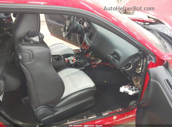 2C3CDZL90NH124244 2022 DODGE CHALLENGER Red Vista interior delantera