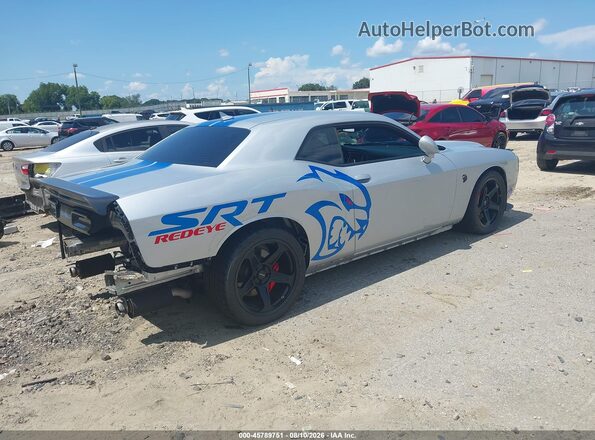 2C3CDZL91NH191807 2022 DODGE CHALLENGER Silver Tył prawy