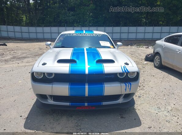 2C3CDZL91NH191807 2022 DODGE CHALLENGER Silver Widok wnętrza z tyłu