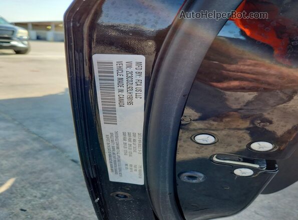 2C3CDZL92LH198195 2020 DODGE CHALLENGER Black Widok naklejki z numerem VIN