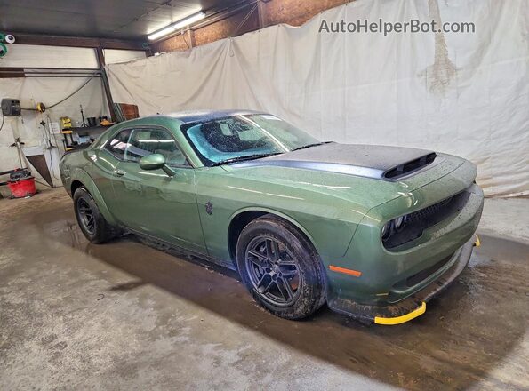 2C3CDZL92PH101924 2023 DODGE CHALLENGER Green Delantero derecho