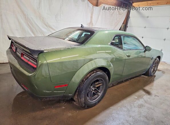 2C3CDZL92PH101924 2023 DODGE CHALLENGER Green Trasero derecho
