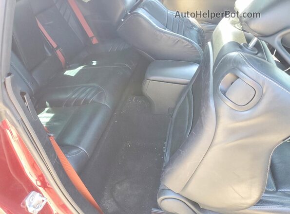 2C3CDZL93LH131749 2020 DODGE CHALLENGER Red Rear seats view