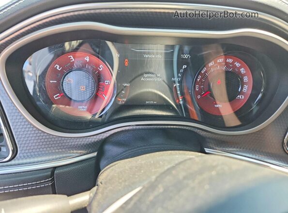 2C3CDZL95LH196232 2020 DODGE CHALLENGER White Instrument cluster view