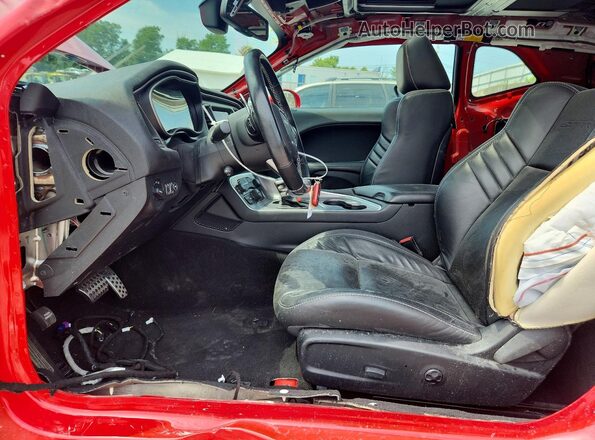 2C3CDZL97KH719166 2019 DODGE CHALLENGER Red Вид салону спереду