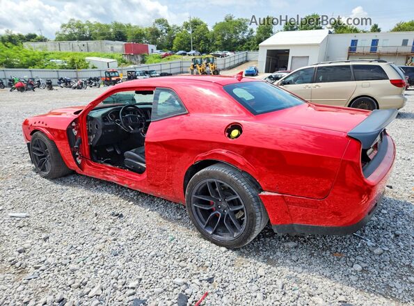 2C3CDZL97KH719166 2019 DODGE CHALLENGER Red Задня ліва чверть