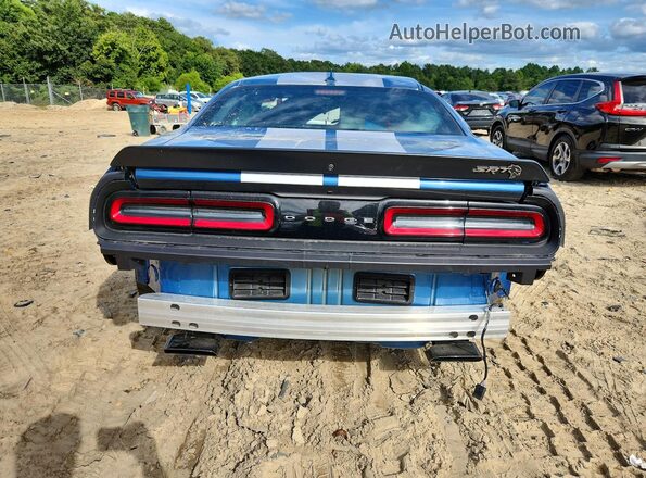 2C3CDZL98MH658834 2021 DODGE CHALLENGER Blue Вид ззаду