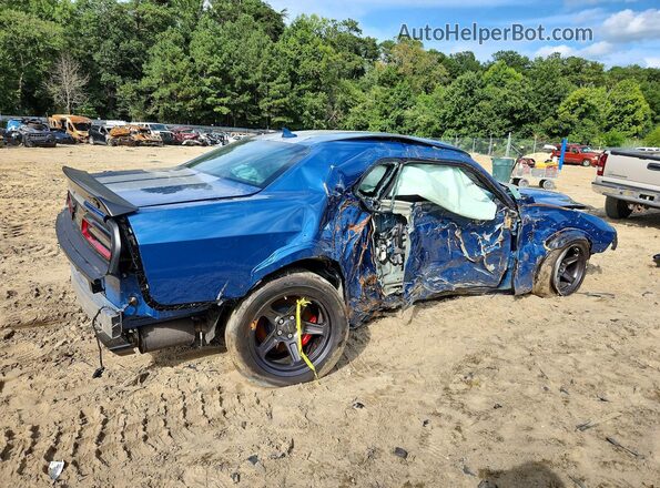 2C3CDZL98MH658834 2021 DODGE CHALLENGER Blue Задня права чверть