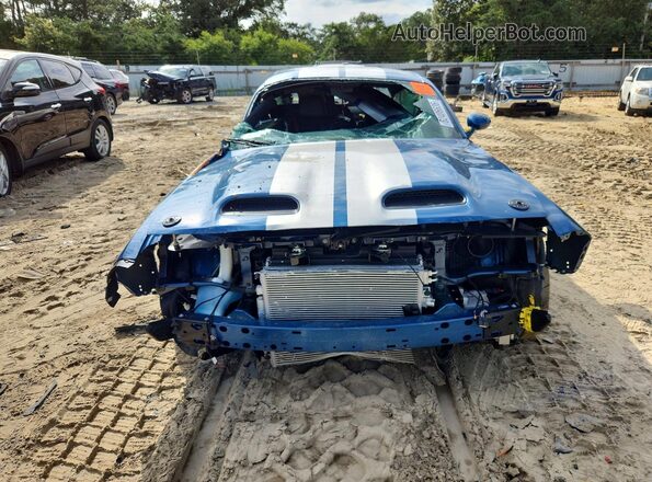2C3CDZL98MH658834 2021 DODGE CHALLENGER Blue Вид спереду