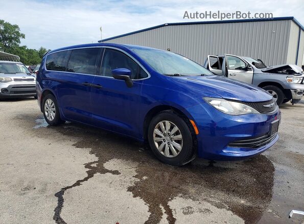 2C4RC1AG6JR263519 2018 CHRYSLER PACIFICA Blue Առջևի աջ