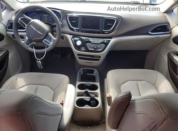 2C4RC1AG6JR263519 2018 CHRYSLER PACIFICA Blue Առջևի վահանակի տեսք