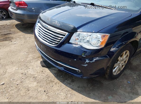 2C4RC1BG0GR173001 2016 CHRYSLER TOWN & COUNTRY Blue წინა ხედი
