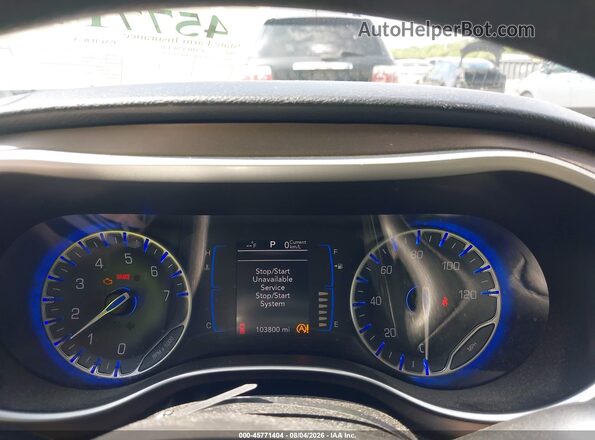 2C4RC1BG0HR745671 2017 CHRYSLER PACIFICA Silver Rear seats view