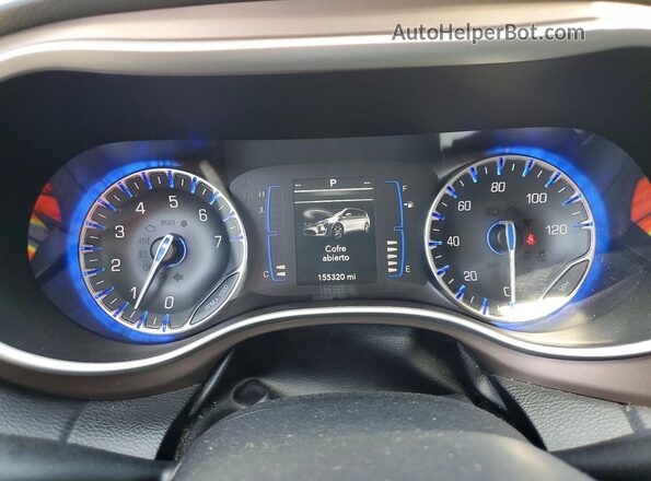 2C4RC1BG0JR290794 2018 CHRYSLER PACIFICA Silver Vista del cuadro de instrumentos