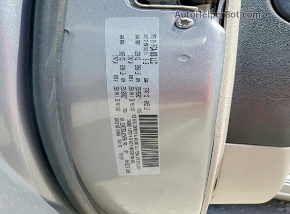 2C4RC1BG0JR290794 2018 CHRYSLER PACIFICA Silver Vista de la etiqueta del VIN