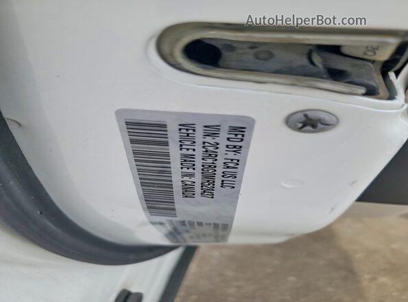 2C4RC1BG0MR528437 2021 CHRYSLER PACIFICA White Вид наклейки з VIN-кодом