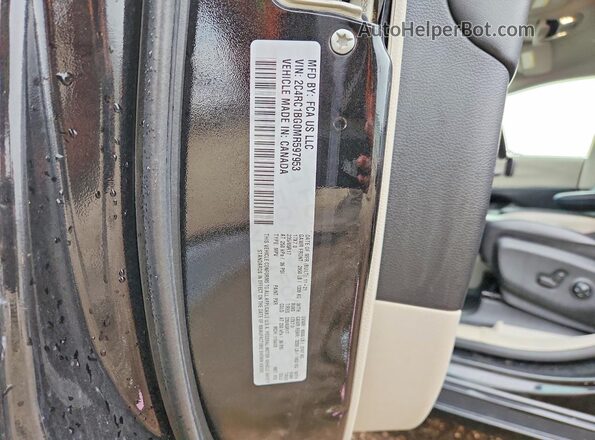 2C4RC1BG0MR597953 2021 CHRYSLER PACIFICA Черный Панорамный вид салона 360°