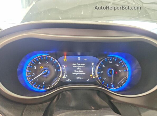 2C4RC1BG0MR601144 2021 CHRYSLER PACIFICA Gray Instrument cluster view