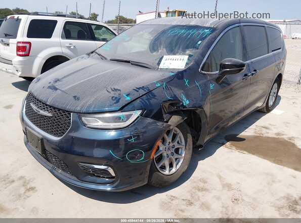 2C4RC1BG0SR512946 2025 CHRYSLER PACIFICA Blue Передня ліва чверть