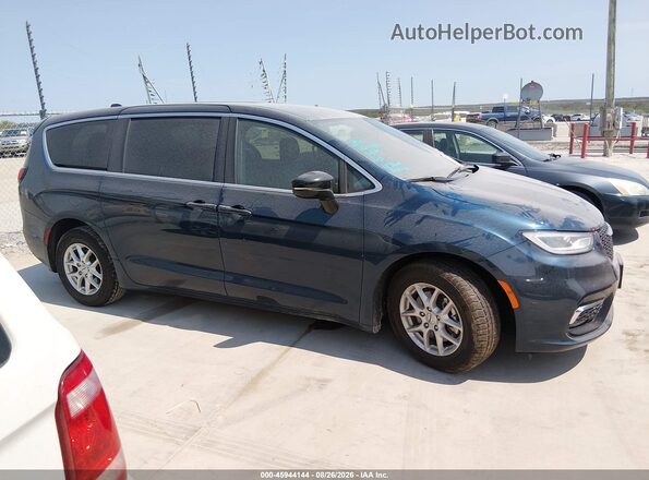 2C4RC1BG0SR512946 2025 CHRYSLER PACIFICA Blue Вид задньої частини салону