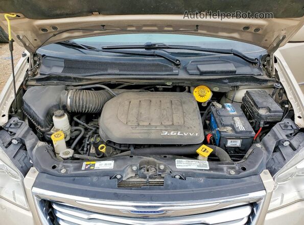 2C4RC1BG1GR159446 2016 CHRYSLER TOWN Gold Vista del compartimento del motor