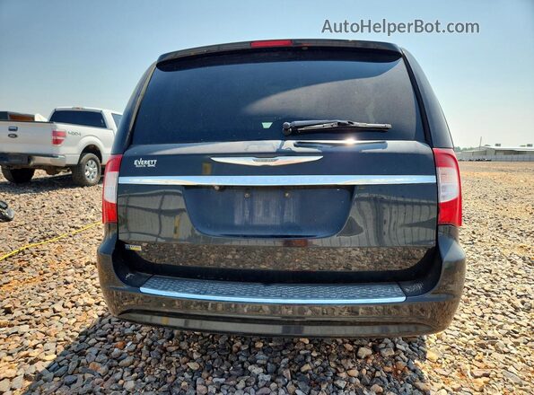 2C4RC1BG1GR165411 2016 CHRYSLER TOWN Черный Вид сзади
